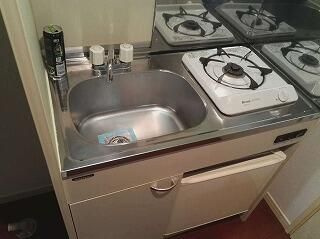 墨田区向島５丁目のアパートのキッチン