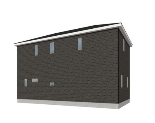 Cradlegarden　 北茨城市中郷町日棚　第1　限定1棟！の完成予想図|北西側。