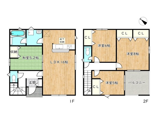 【間取り】 | 姫路市四郷町東阿保第12／全3棟