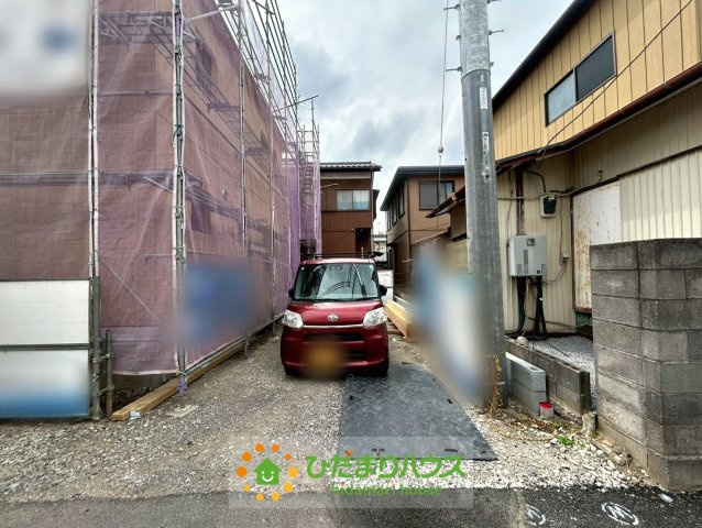 幸手市北一丁目　新築一戸建て　01　リーブルガーデンの駐車場|2026/05/08　撮影