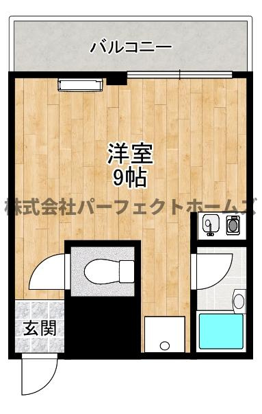 サンライズ枚方の間取り