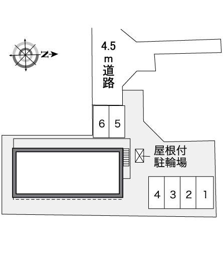 レオパレス百合の区画図