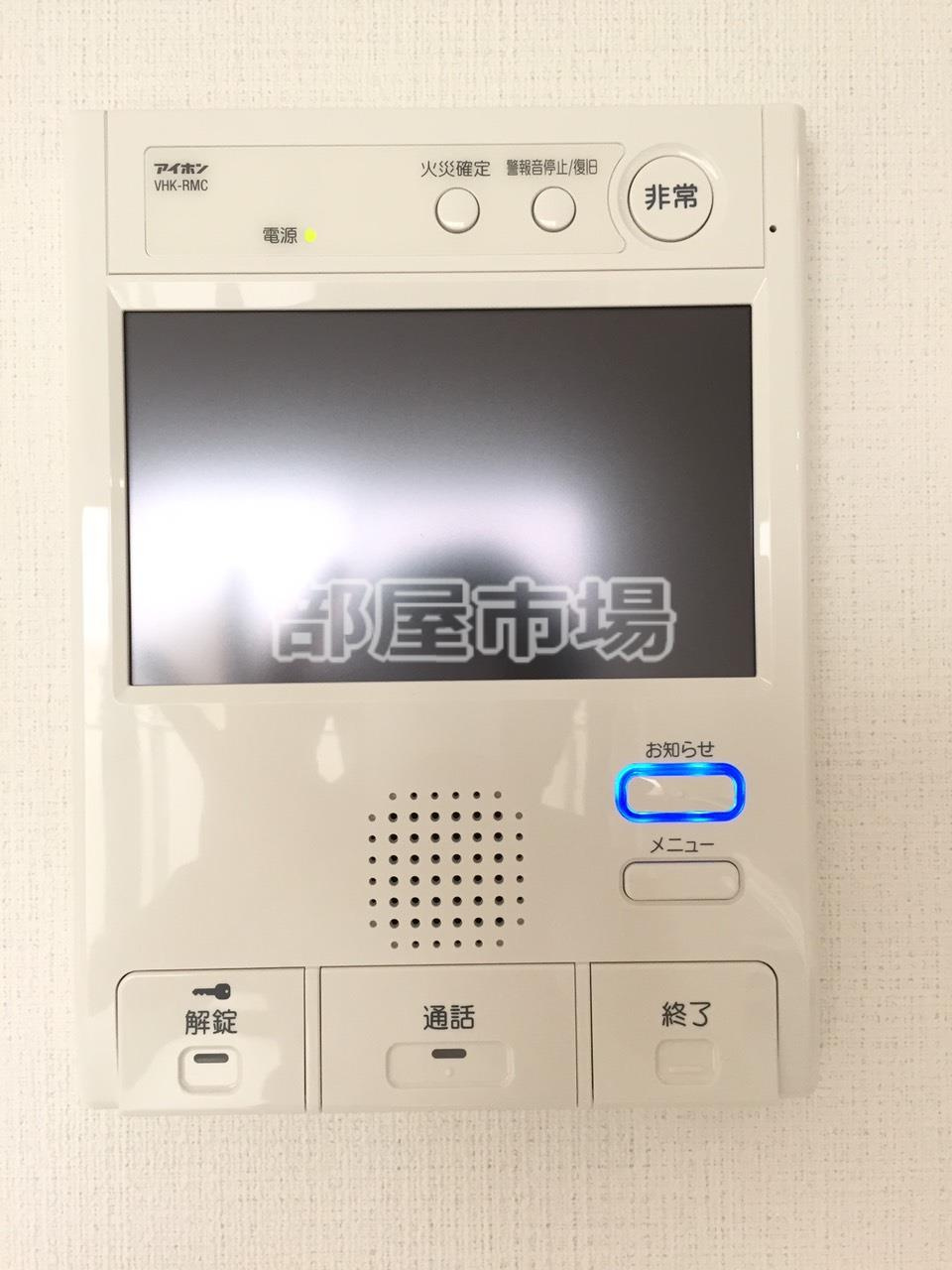 ライジングプレイス浅草NORTHのセキュリティ|モニター付きインターホン