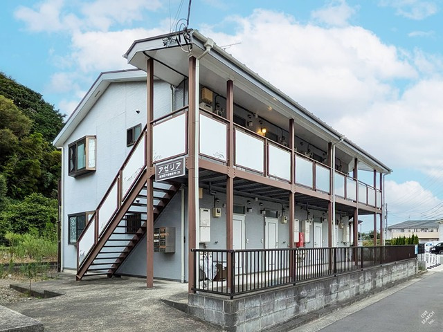 【外観】 | アゼリア | 東急東横線「大倉山」駅まで徒歩圏内！便利な立地の2階建てアパートです♪通勤通学はもちろん、お買い物やお出かけにもGood☆