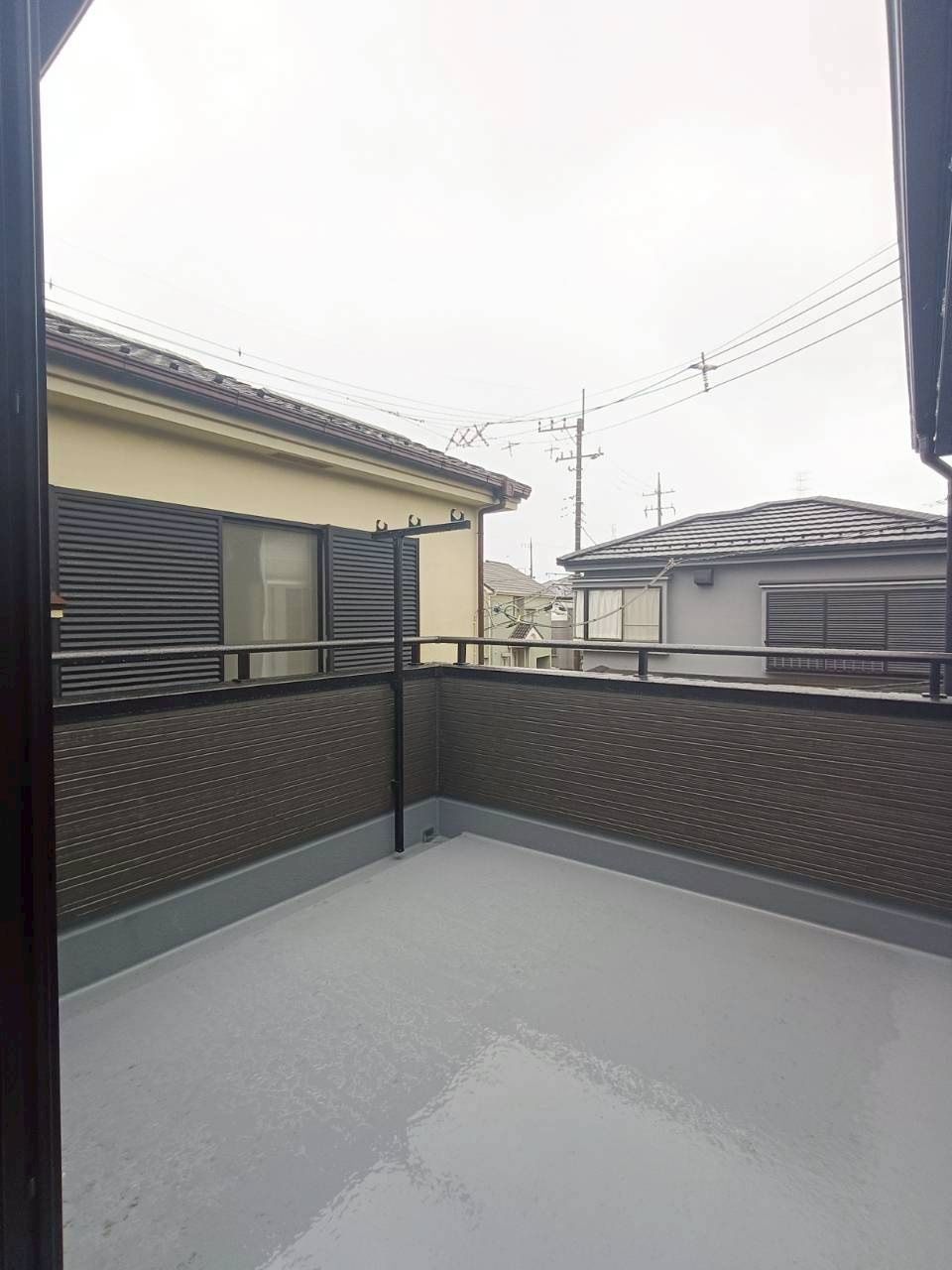 八潮市　伊草1丁目　新築戸建　全2棟のバルコニー|施工例です