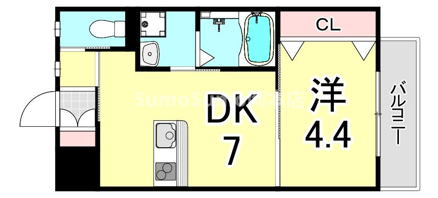 グランメール芦屋南宮町の間取り