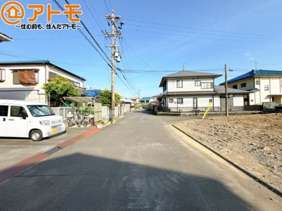 【前面道路含む現地写真】 | 藤枝市藤岡1丁目3期　新築戸建　2号棟