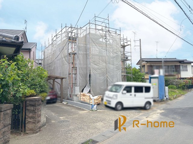 石岡市石岡　新築戸建て　1号棟の外観|ご予約を頂ければ、『平日』はもちろん『早朝』や『夜間』もご見学可能です♪お気軽にお申し付けください♪