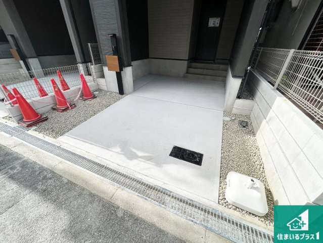 大阪市西淀川区中島　第12期　新築一戸建ての駐車場|駐車スペース！散水栓があるので、こまめに愛車を洗えます！