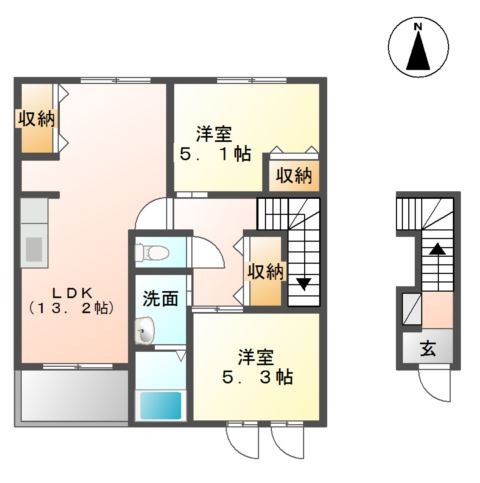 グレーシア・Ｋの間取り