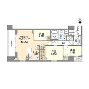 【間取り】 | ブランズ京都河原町通