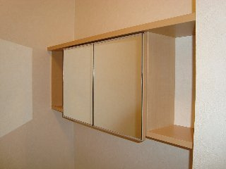 Ｈａｎａｍｉｚｕｋｉの収納|鏡付トイレ収納
