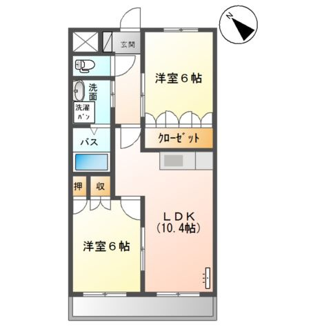 グレイス　シャトレーンの間取り