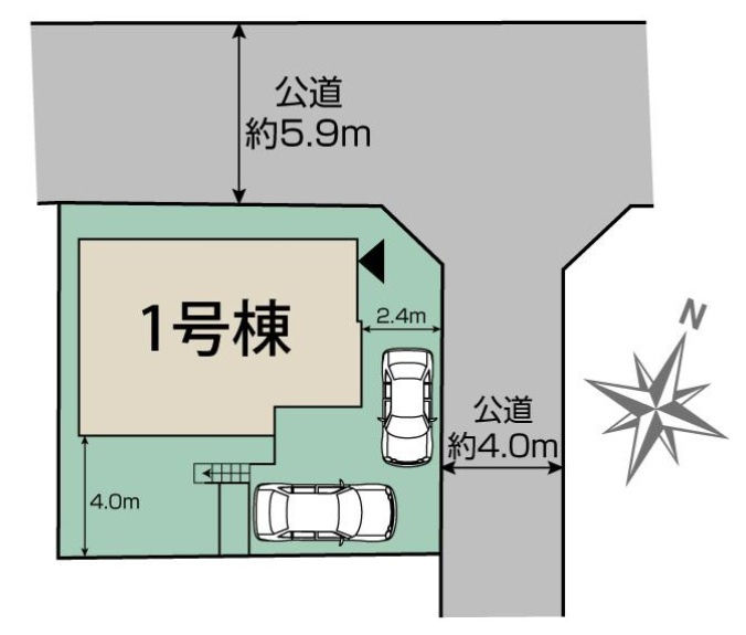船橋市松が丘２丁目の区画図