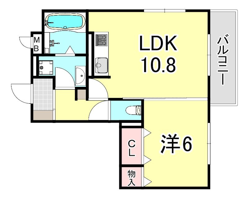 D-room高羽の間取り