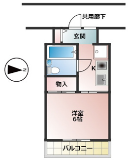 【間取り】 | オークハイツ