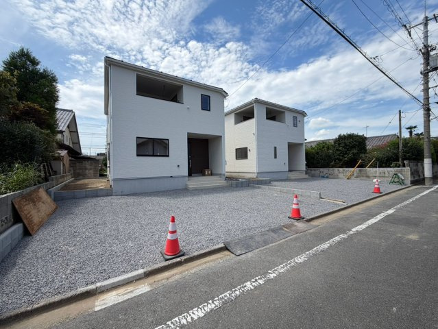 【外観】 | 前橋市大利根町　新築住宅 | 現地ご案内ツアー開催中！早朝やお仕事帰りのご見学にもすぐ対応致します！見学ご予約はコアライブまでお気軽にお問い合わせ下さい！