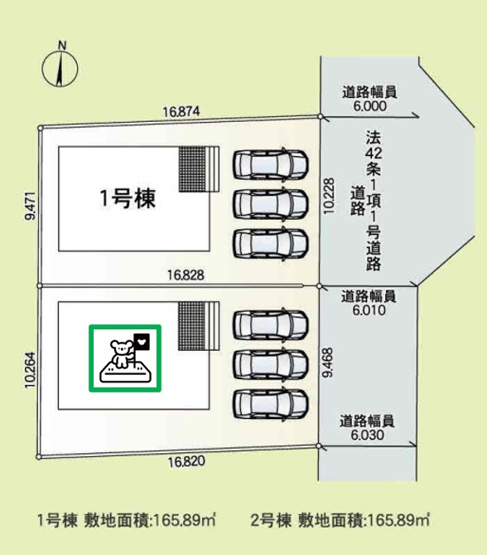 【区画図】 | 前橋市大利根町　新築住宅 | 早朝やお仕事帰りのご見学にも対応致します！
KOALIVE （コアライブ）【0120-919-727】