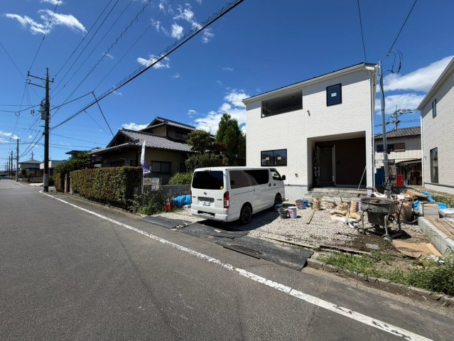【前面道路含む現地写真】 | 前橋市大利根町　新築住宅