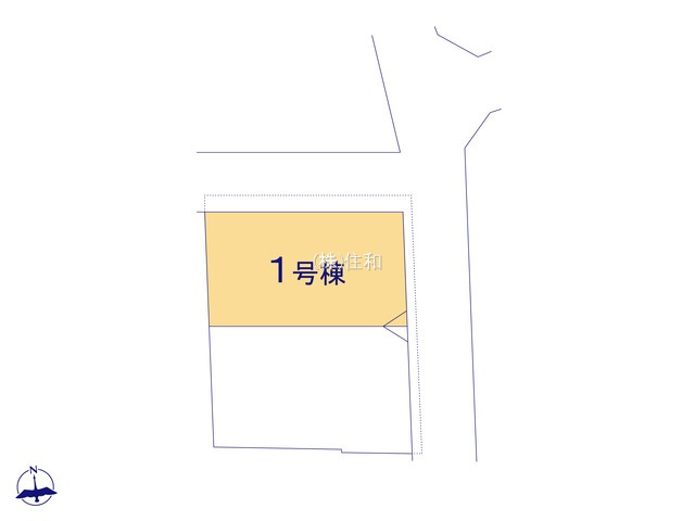 【新築分譲住宅】富士見市上沢7期の区画図