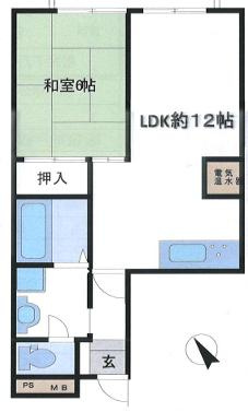 【間取り】 | 篠原リッチライフ壱番館