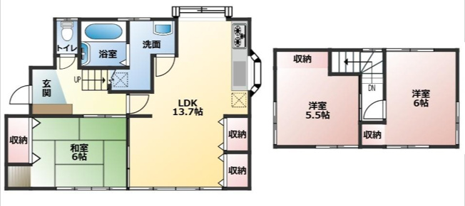 【間取り】 | 南区日吉2丁目