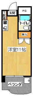 【間取り】 | コーポ松川