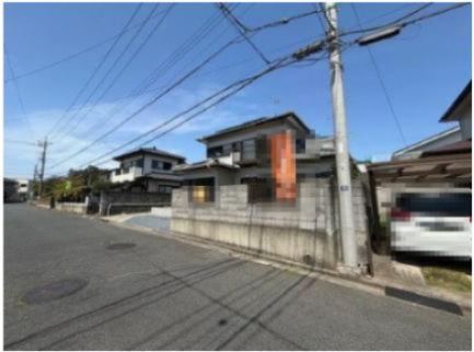 日立市十王町1期　中古戸建の前面道路含む現地写真