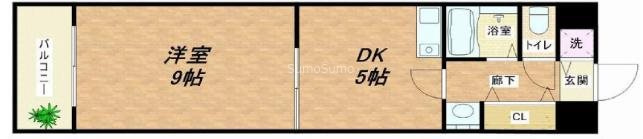 グリーンプラザ瓦町の間取り