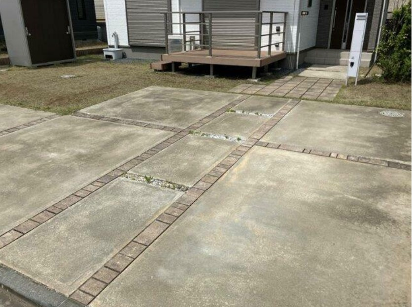 谷田部戸建の駐車場