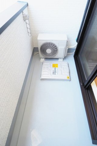 Plume古市のバルコニー