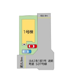 久山町大字久原8期の区画図