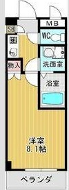 アベニール佃の間取り