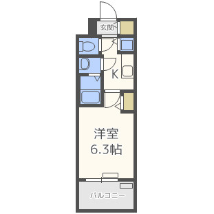 【間取り】 | プレサンス四天王寺前夕陽ヶ丘