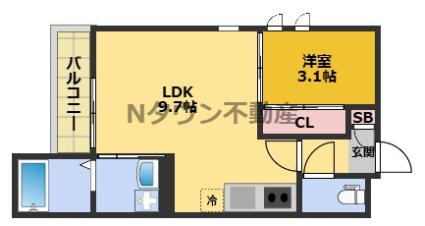 【間取り】 | GRANDTIC　nakasugichou | 間取りです