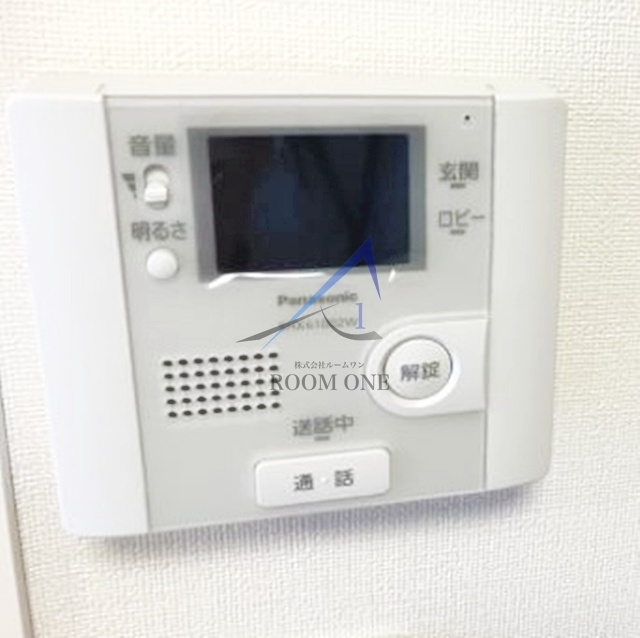 アズーリ小杉のセキュリティ|モニター付インターホンです。