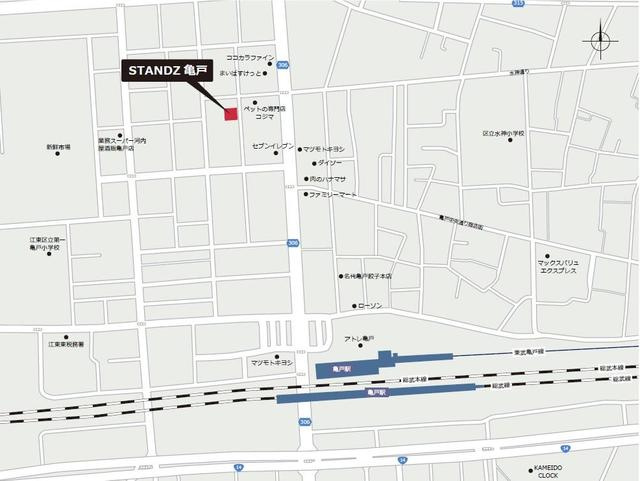 ＳＴＡＮＤＺ亀戸の地図