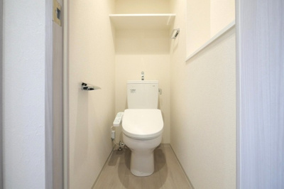 【トイレ】 | プレサンス野江内代ペルティエ | 落ち着いたトイレです