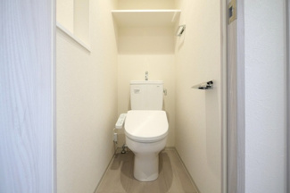 【トイレ】 | プレサンス野江内代ペルティエ | 落ち着いたトイレです