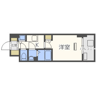 【間取り】 | プレサンス難波ヴィータ