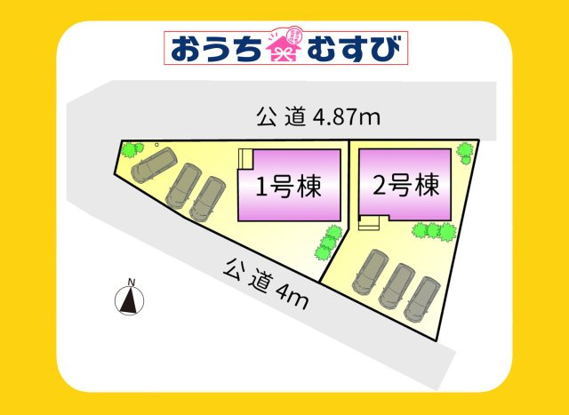 尾張旭市井田町第2(全2棟)の区画図