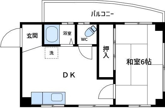 ハイツ熊内の間取り