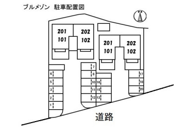 【区画図】 | ブルメゾン　A棟
