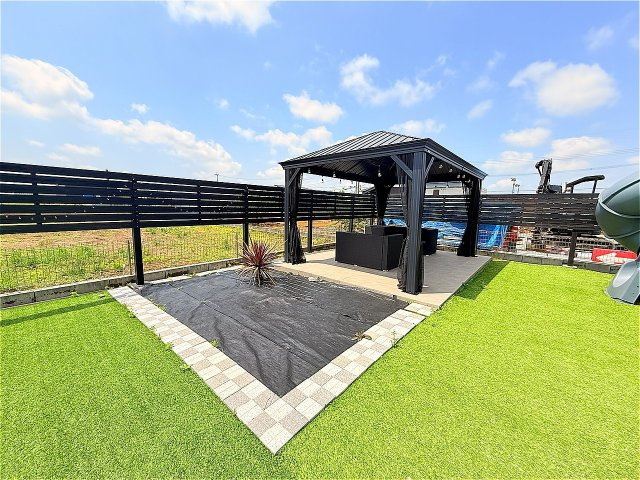 今福中古戸建の庭
