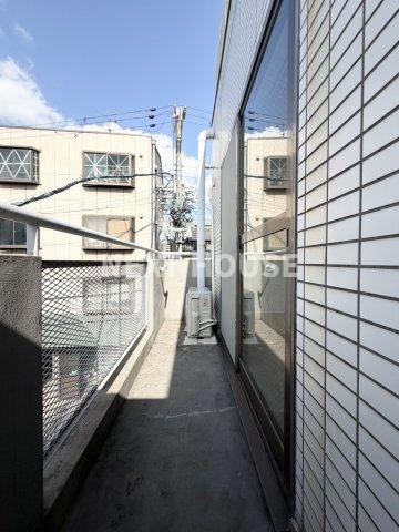 永田マンションのバルコニー