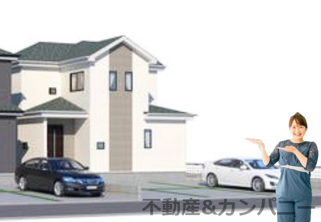 ハートフルタウン新居浜土橋2丁目A号棟　新居浜市土橋2丁目の外観|外観パースです。