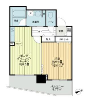 ライオンズステーションプラザ松戸の間取り