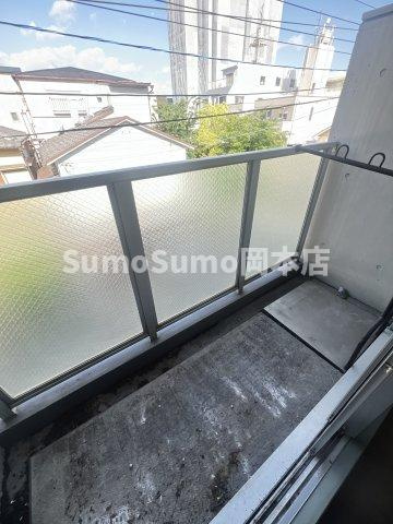 ルネス御影のバルコニー|落ち着いた時間を過ごせるバルコニーです