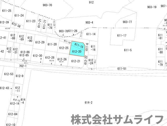 【土地図】 | 弁分　解体更地渡し99坪売地