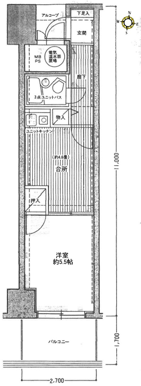 ライオンズヒルズ熱川第一の間取り